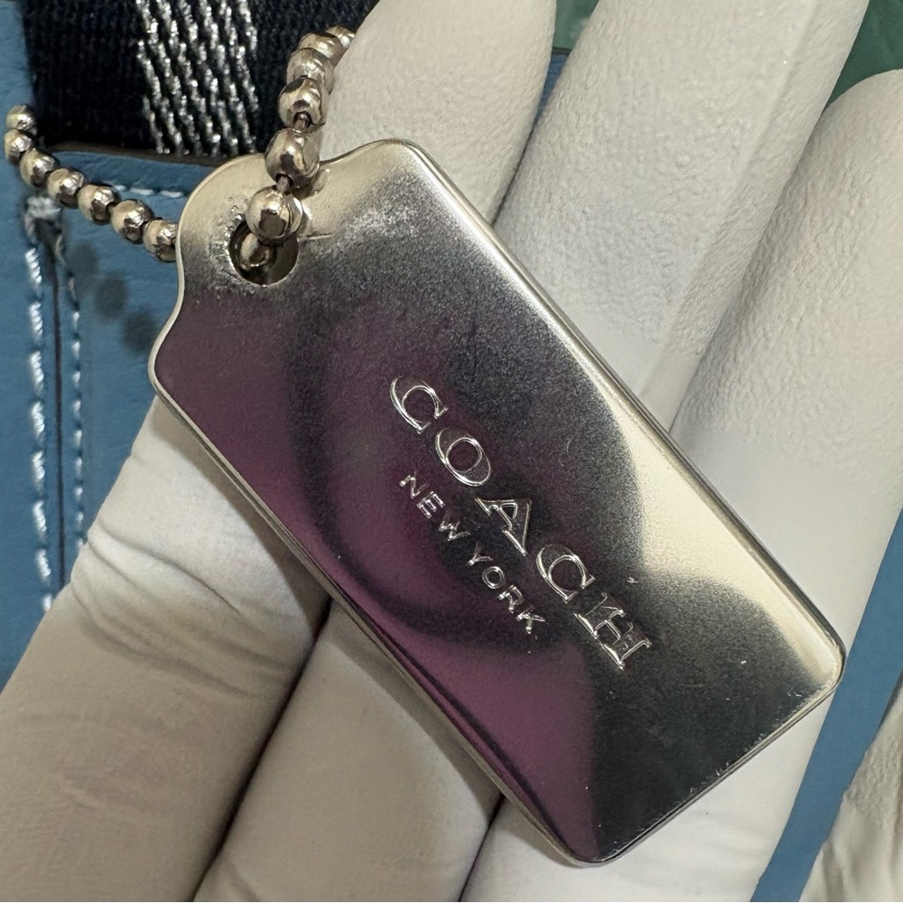 Coach Derby Tote Bag (Silver/Mist) H2391-58660 - Picture 8 of 13